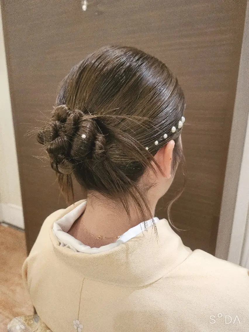 ミディアム ヘアセット Lita.住吉 オカダ·͜·♡のヘアスタイル