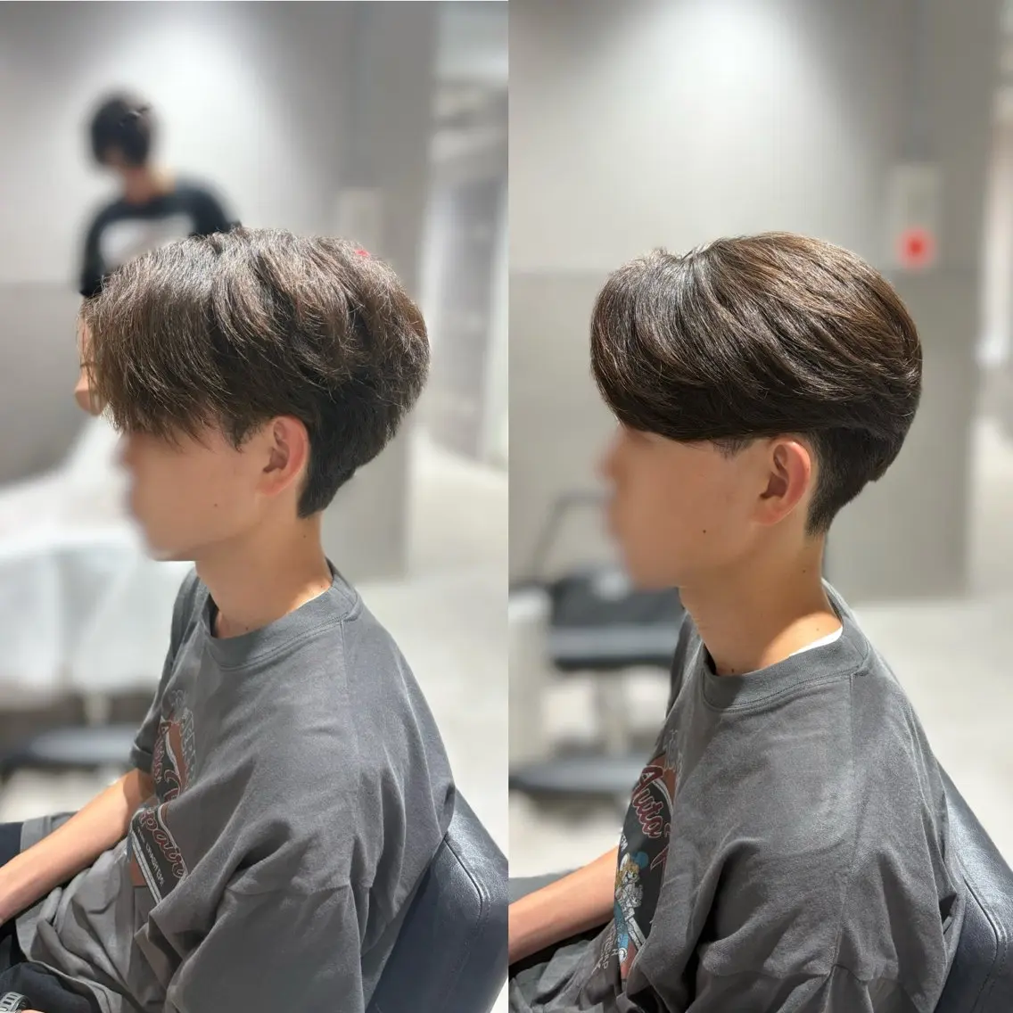 メンズ センターパート カット 縮毛矯正 🔹メンズ縮毛矯正 川島爽楽🔹のヘアスタイル