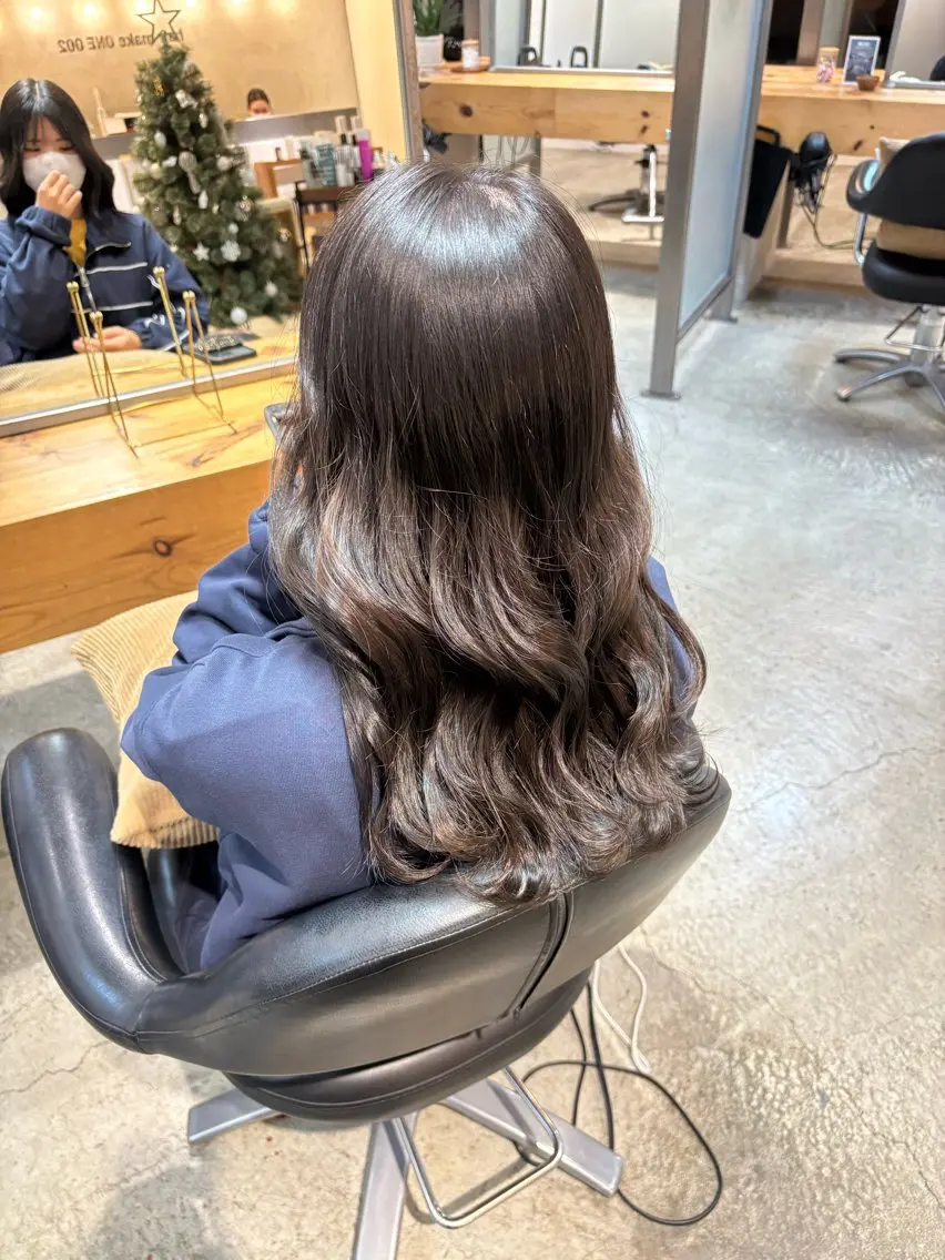 オーガニックカラー＋3stepトリートメント🧡の写真