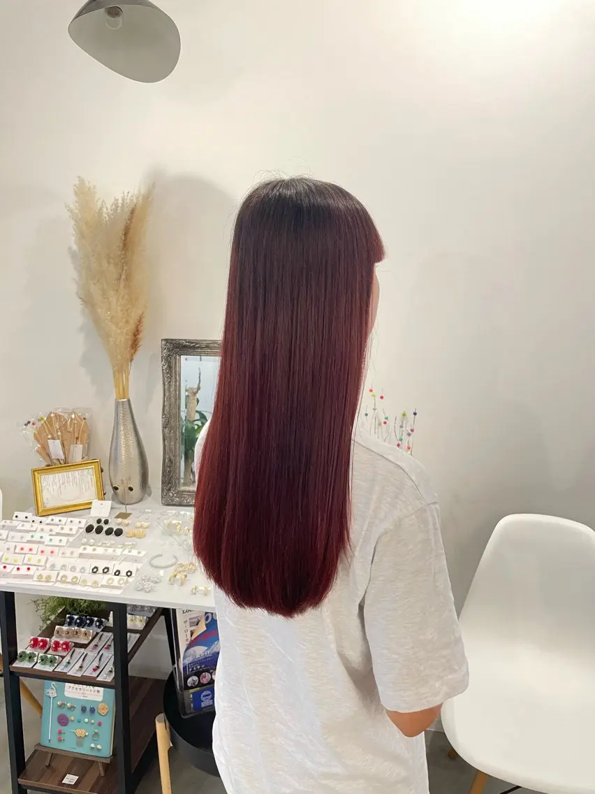 ロング カラー カット ヘアカラー トリートメント 12月特別価格✨/ 平塚/佐藤郁也のヘアスタイル