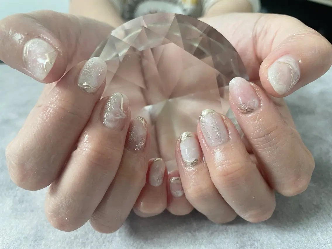 ネイル 持ち込み 【YUBIRE】 二上みつえのネイルデザイン