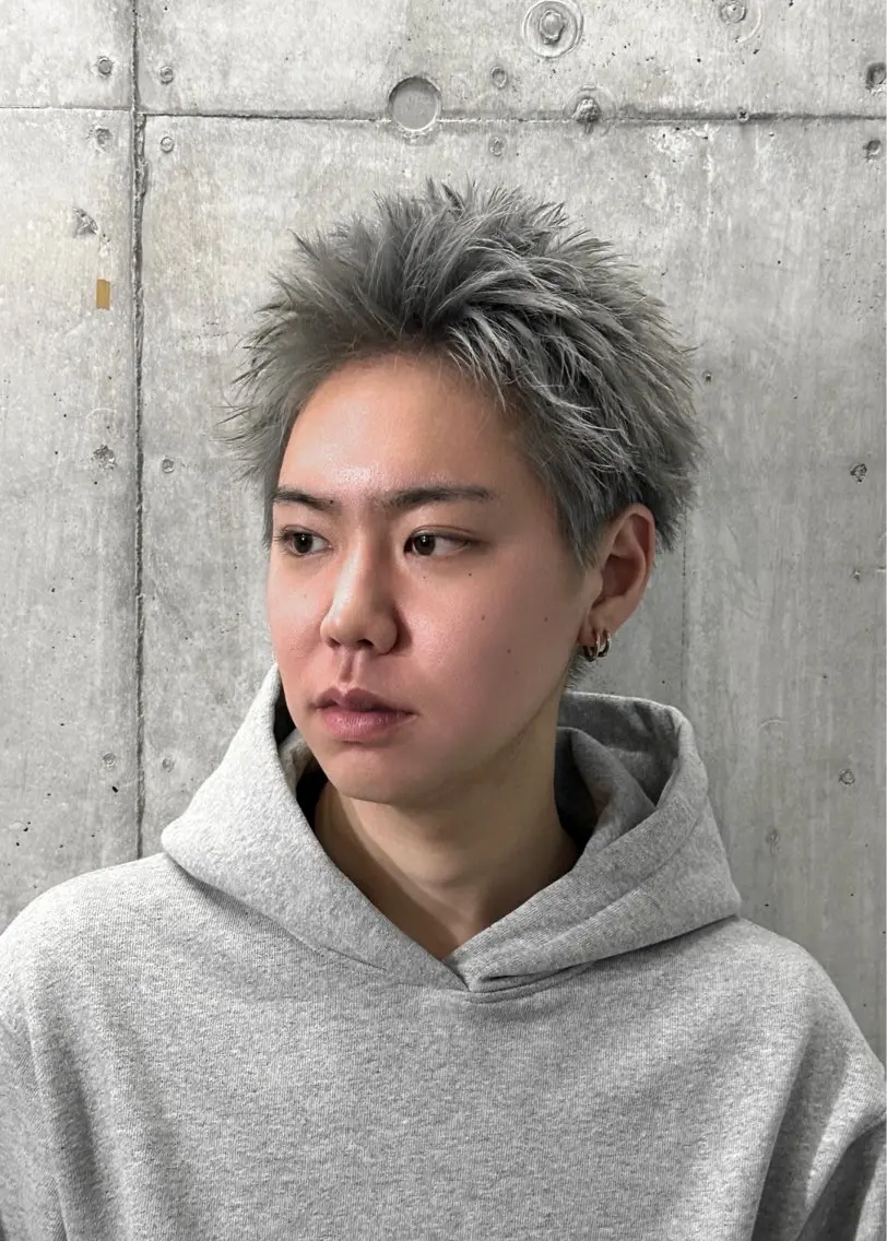 ショート カラー メンズ 中原 祥太のヘアスタイル
