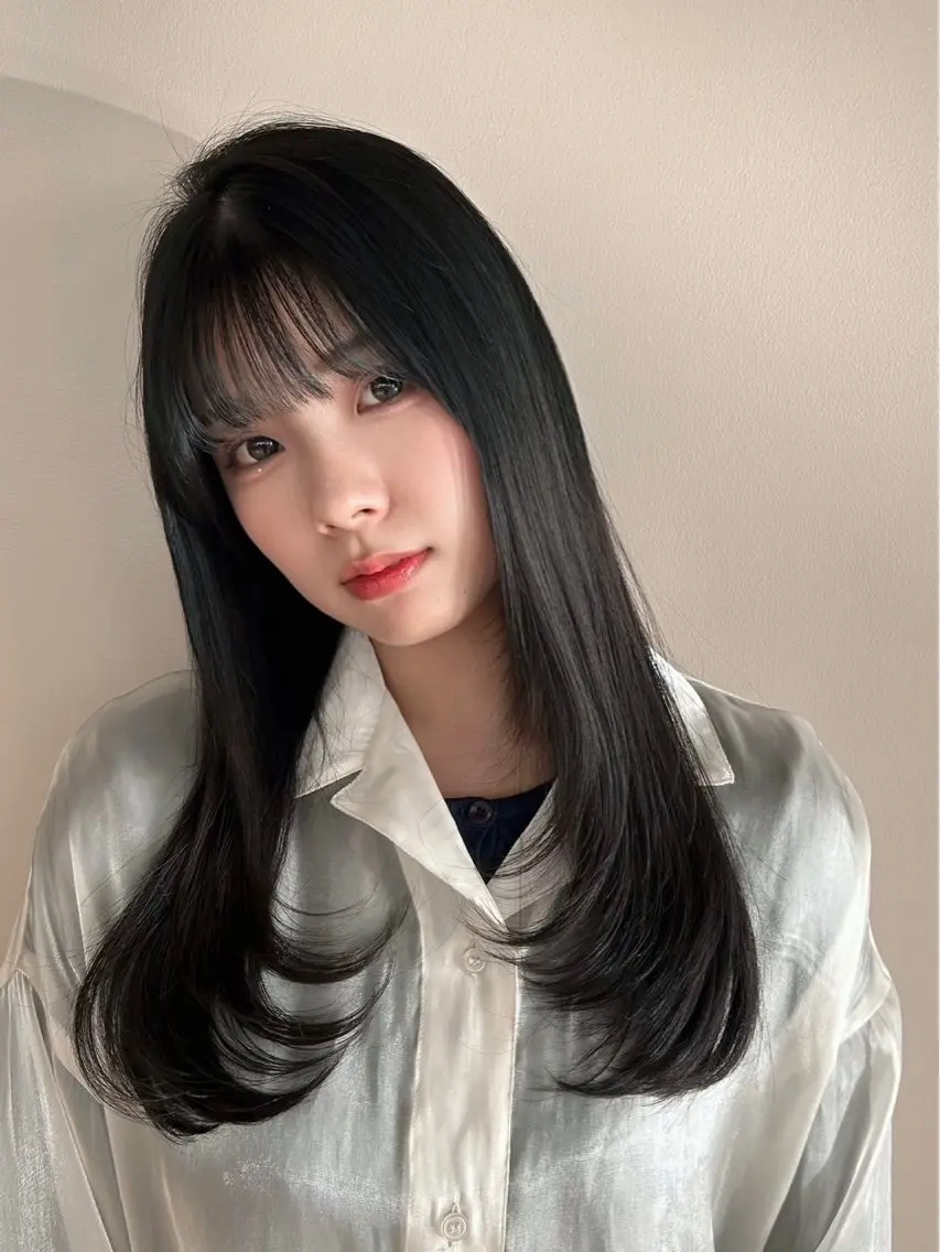 セミロング カラー レイヤーカット カット ヘアカラー トリートメント 髙木美緒🌿 レイヤー/アレンジのヘアスタイル
