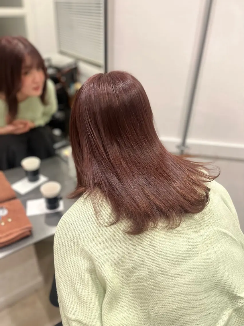 カラー ブリーチ 透明感カラー ブリーチなしカラー 髪質改善 【ただの天才 🎨】のヘアスタイル
