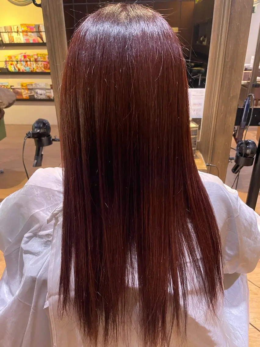 ロング 髪質改善 トリートメント モードケイズ塚口 河野髪質改善ioLuのヘアスタイル