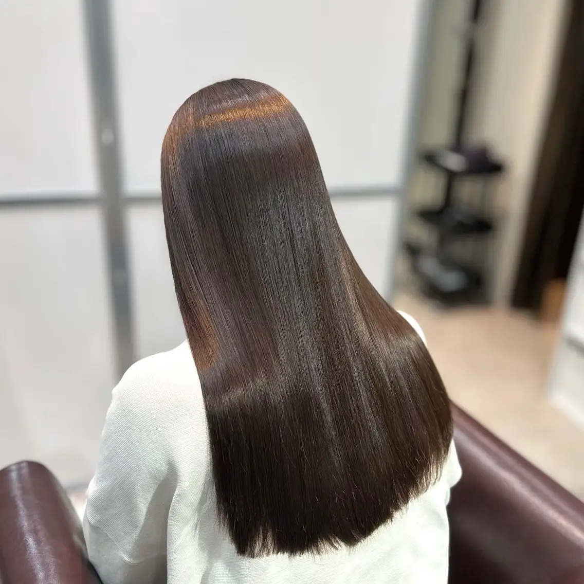 ロング カット 縮毛矯正 トリートメント 町田縮毛矯正特化✨ 尾登 啓介のヘアスタイル