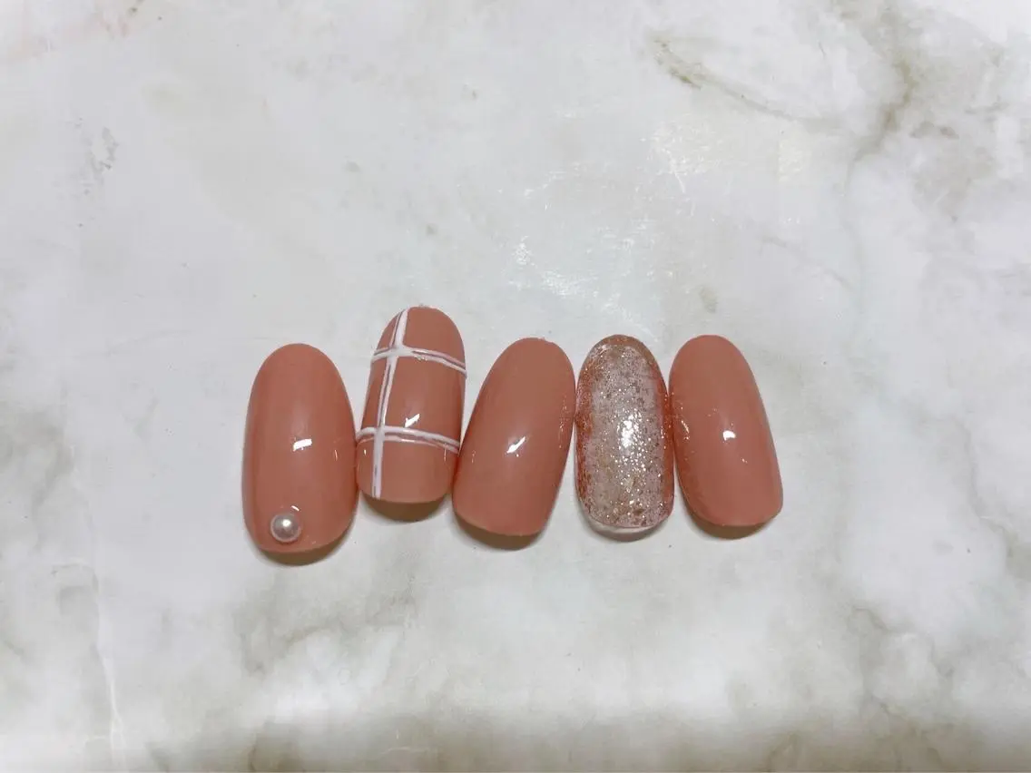 ネイル フットネイル フレンチネイル ジェルネイル ハート 韓国ネイル mogunail &blowのネイルデザイン