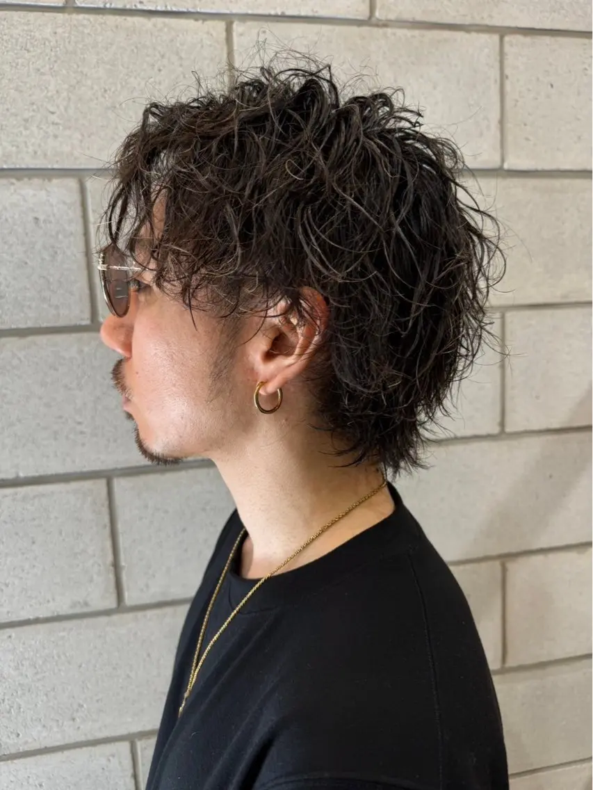 パーマ メンズ カット パーマ 🌷あべまゆこ🌷 予約はお店アプリまでのヘアスタイル