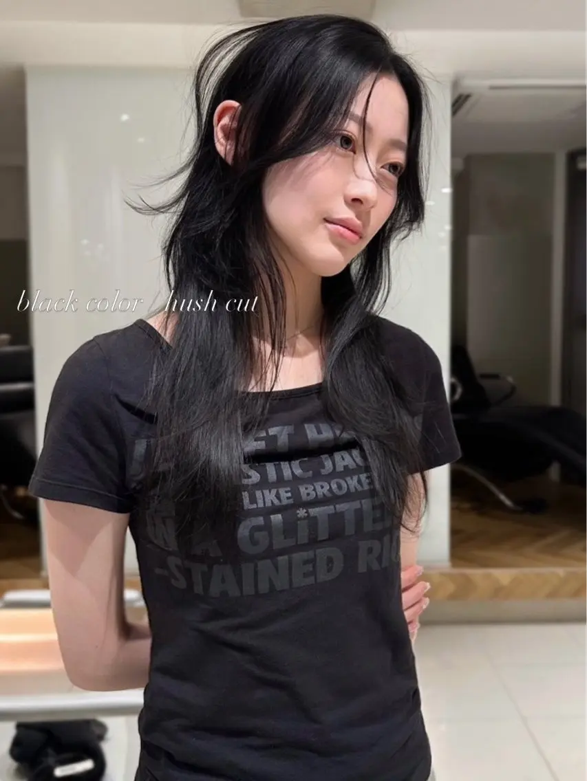 ロング カラー ヘアアレンジ カット ヘアカラー トリートメント ヘアセット 🫧🇰🇷韓国ヘア レイヤー🐺Yutaのヘアスタイル