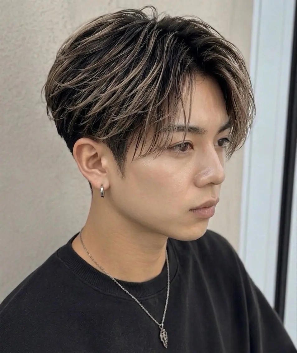 メンズ カット ヘアカラー 菅野谷 琉那のヘアスタイル
