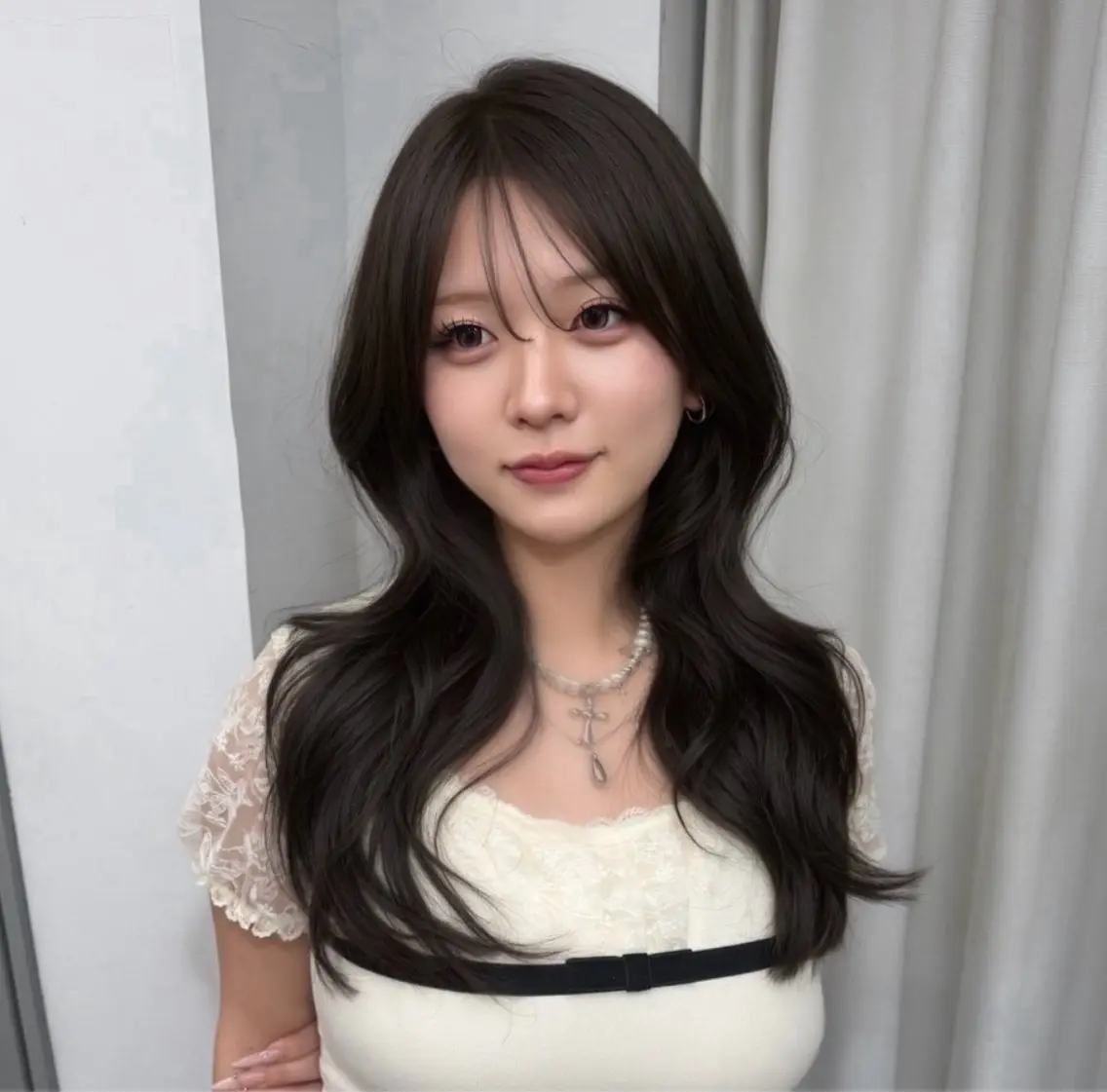 ロング カラー ヘアカラー 韓国系艶髪🎀 miyuuのヘアスタイル