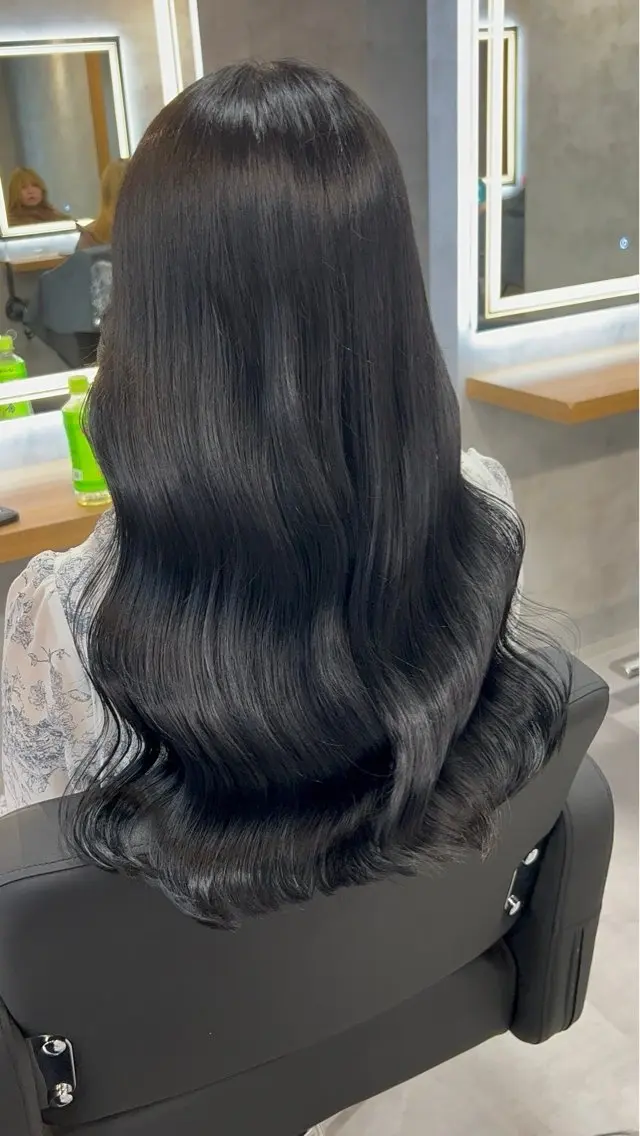 ロング カラー ヘアアレンジ メンズ 🤍透明感カラー🤍 似合わせ🤍AINEのヘアスタイル