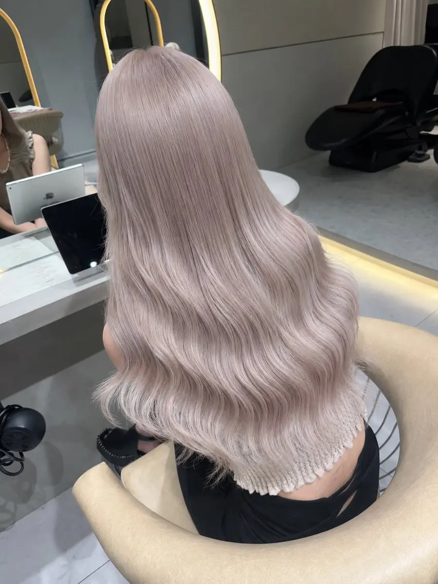 ロング カラー ヘアカラー トリートメント エクステ Mana/透明感 トレンドhair🎀のヘアスタイル