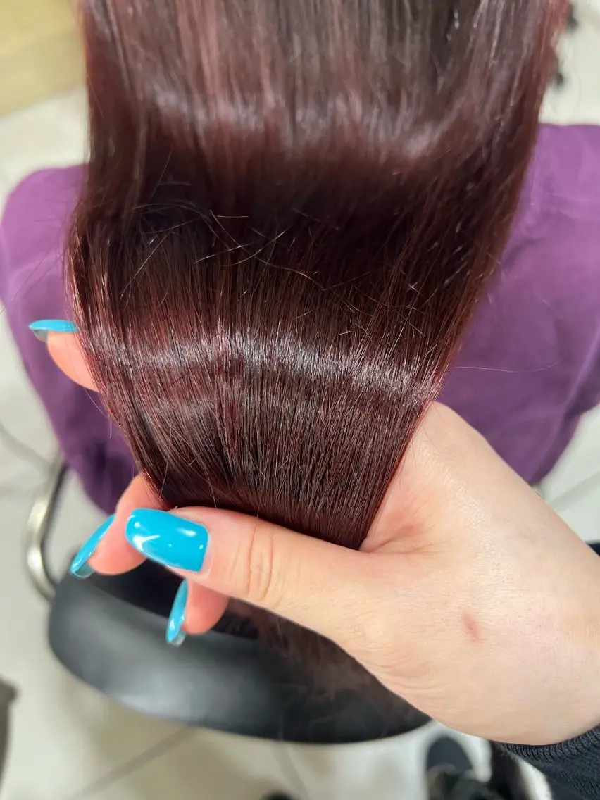ロング ヘアカラー nene 暖色/艶感カラー🥯のヘアスタイル