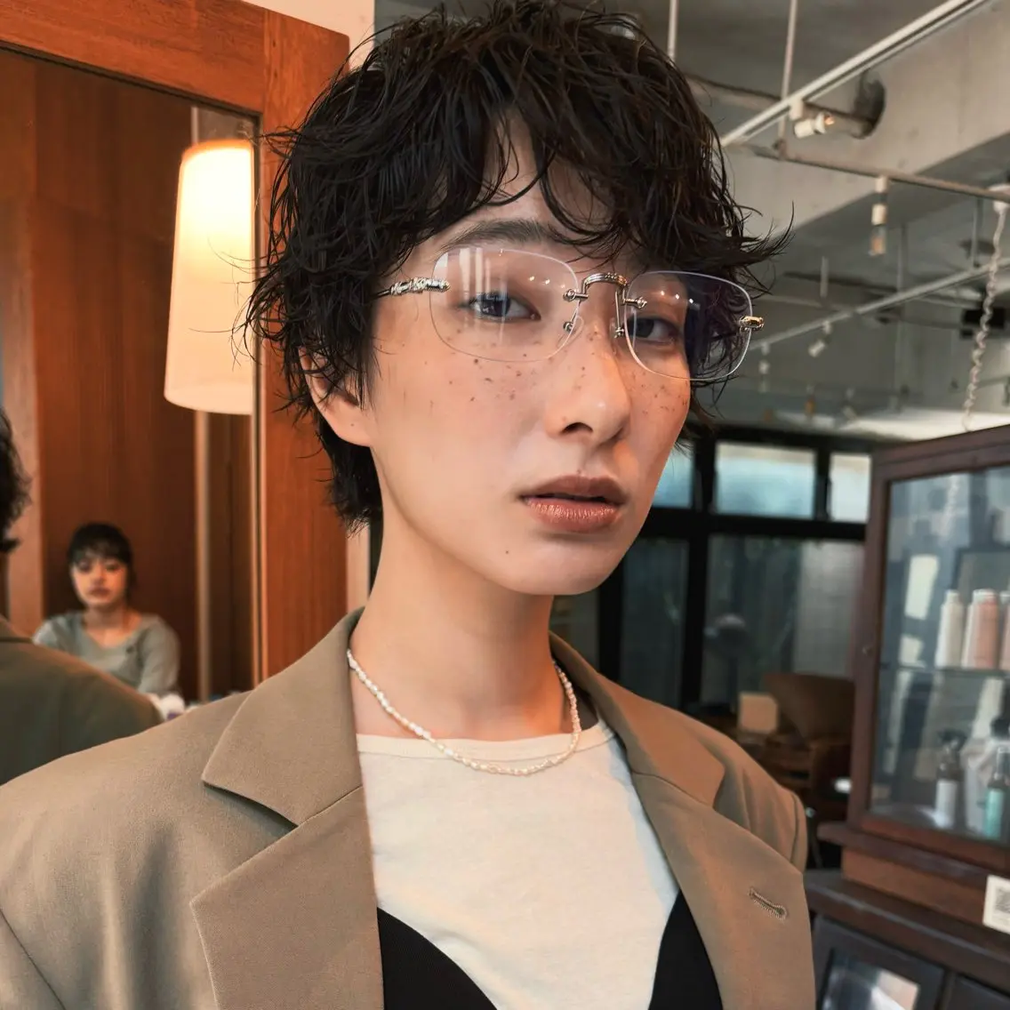 ショート カット パーマ トリートメント ショート/ボブ /パーマ🌿柏原良亮のヘアスタイル