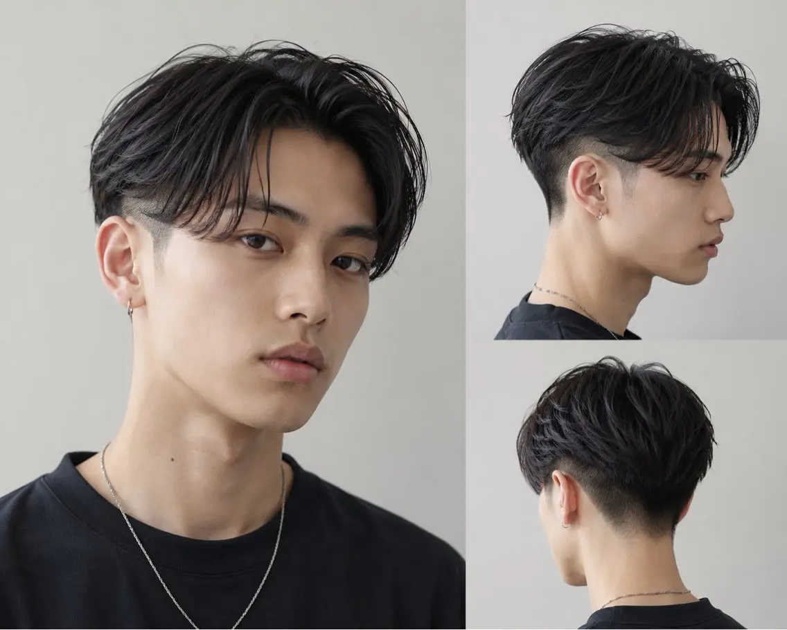 ショート メンズ センターパート 刈り上げ 【メンズ特化】 ふうか  🌻のヘアスタイル