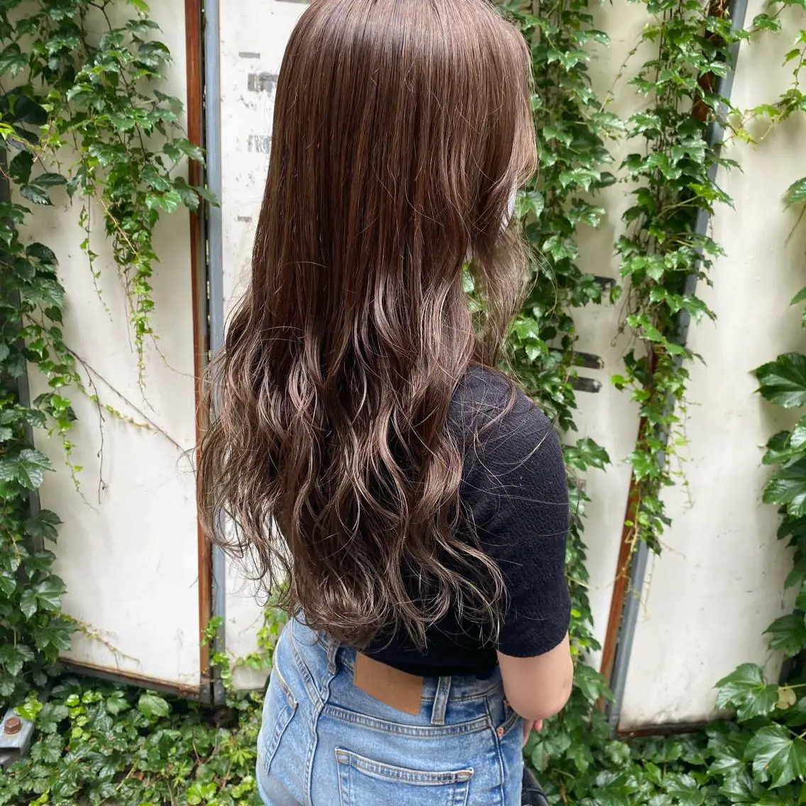 ロング カラー 清村 和音のヘアスタイル