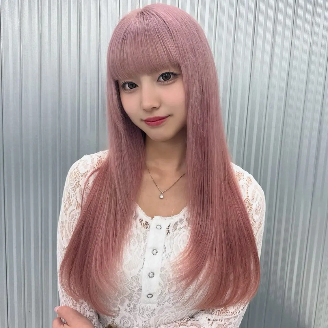 ロング カラー ピンク🎀/ベージ ュ🧸🥞/ユウキのヘアスタイル