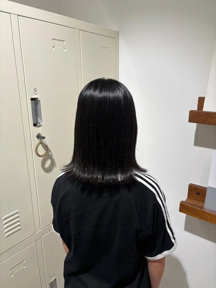 セミロング 藤波 愛佳のヘアスタイル