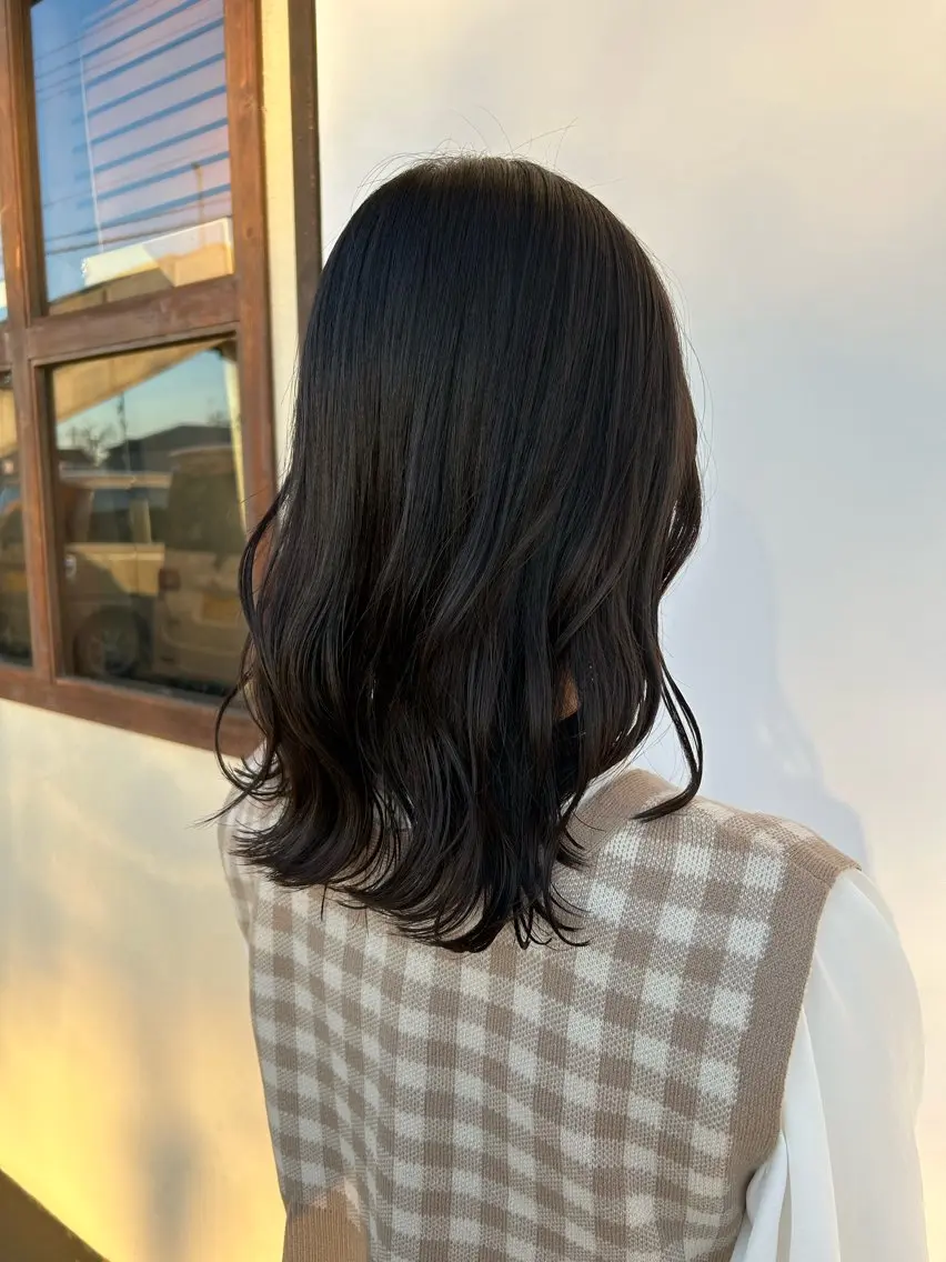 ミディアム ヘアカラー merc.🌿 友藤鮎那のヘアスタイル