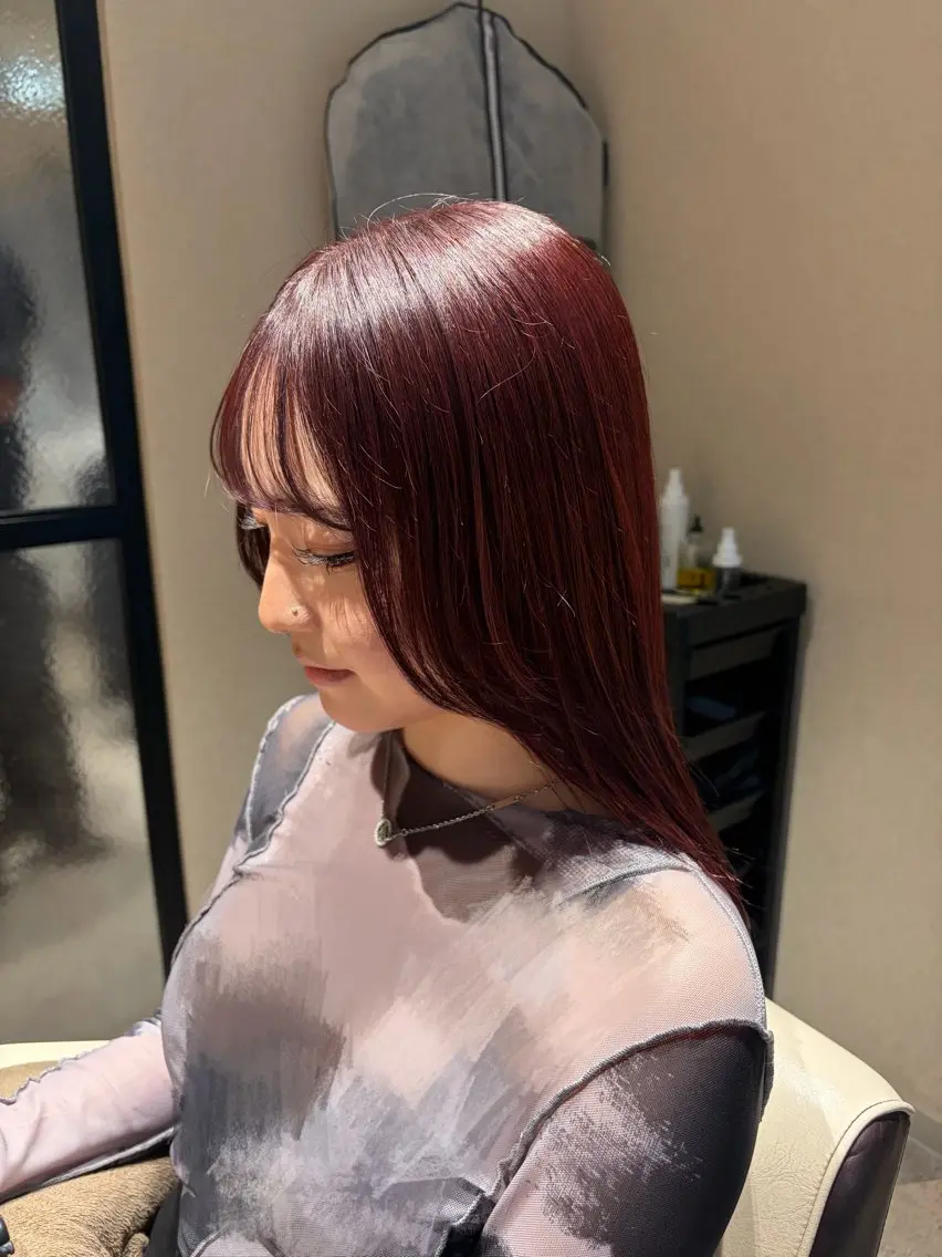 ロング カラー ヘアカラー トリートメント 斉藤 広人のヘアスタイル