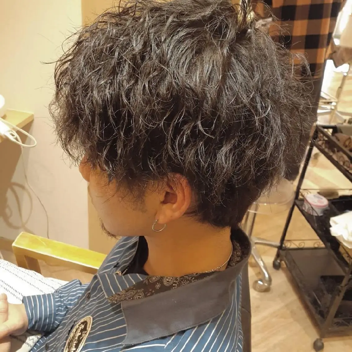 [メンズ限定‼️]　特殊系パーマ&デザインカット☆の写真