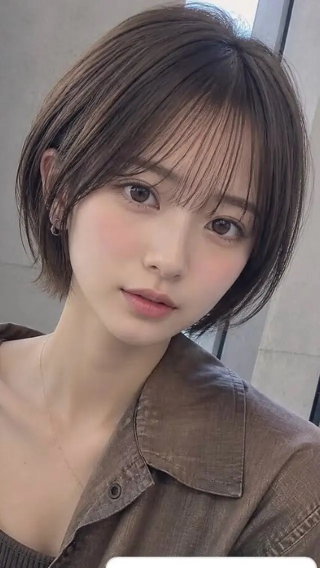 ショート ショートボブ ボブ ショートヘア 馬場 彩のヘアスタイル