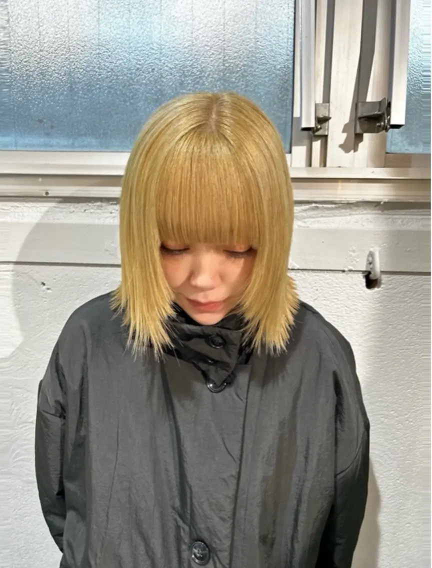 ミディアム ヘアカラー hair&eye🎀 /momoKaのヘアスタイル