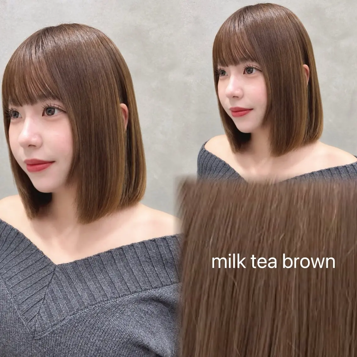 ミディアム ヘアカラー Londnaitre /Miriaのヘアスタイル