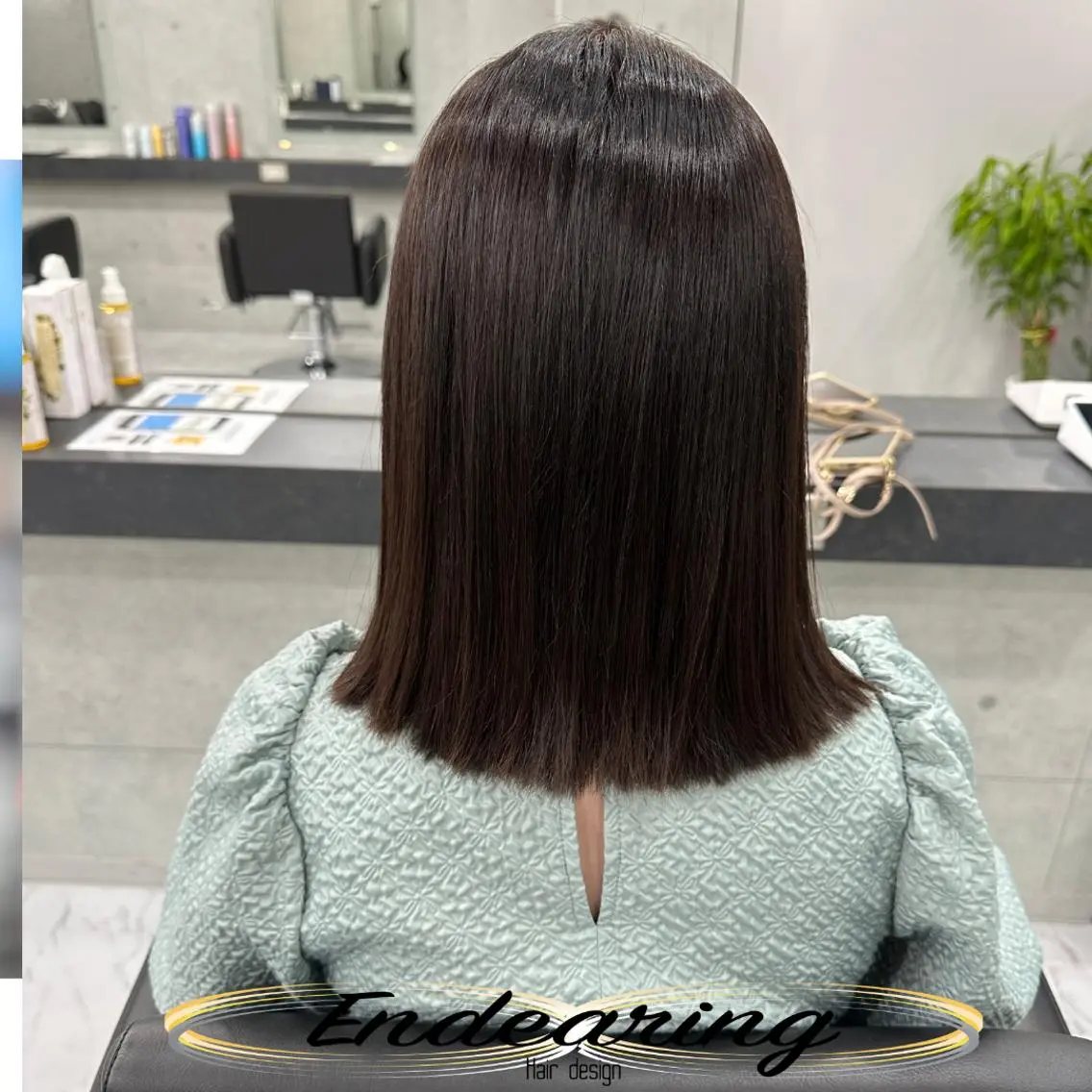カラー ブラウンカラー 透明感カラー ダークブラウン カット ヘアカラー 柳田 怜那/銀座 Endearingのヘアスタイル