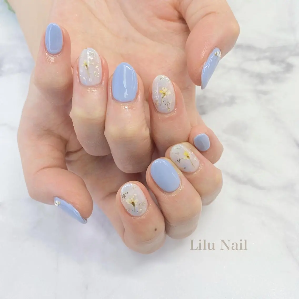 ネイル ニュアンスネイル モチの良さ◉ フィルインネイル♡のネイルデザイン