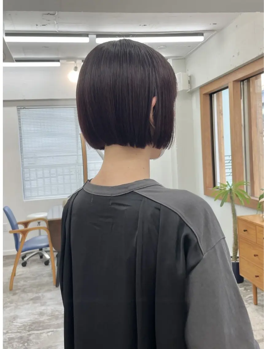 ショート カラー レッドカラー ヘアカラー 立川/ナチュラル/ 透明感カラーYUJIのヘアスタイル