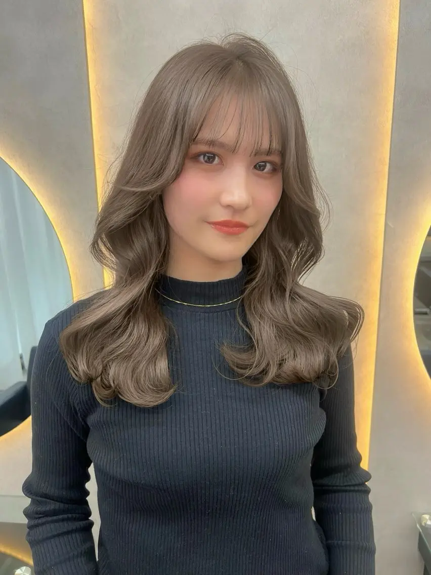 🩰🎀【ご新規様限定】🎀🩰平日のみ : 透明感カラー➕デザインカット➕内部補修3stepトリートメントの写真