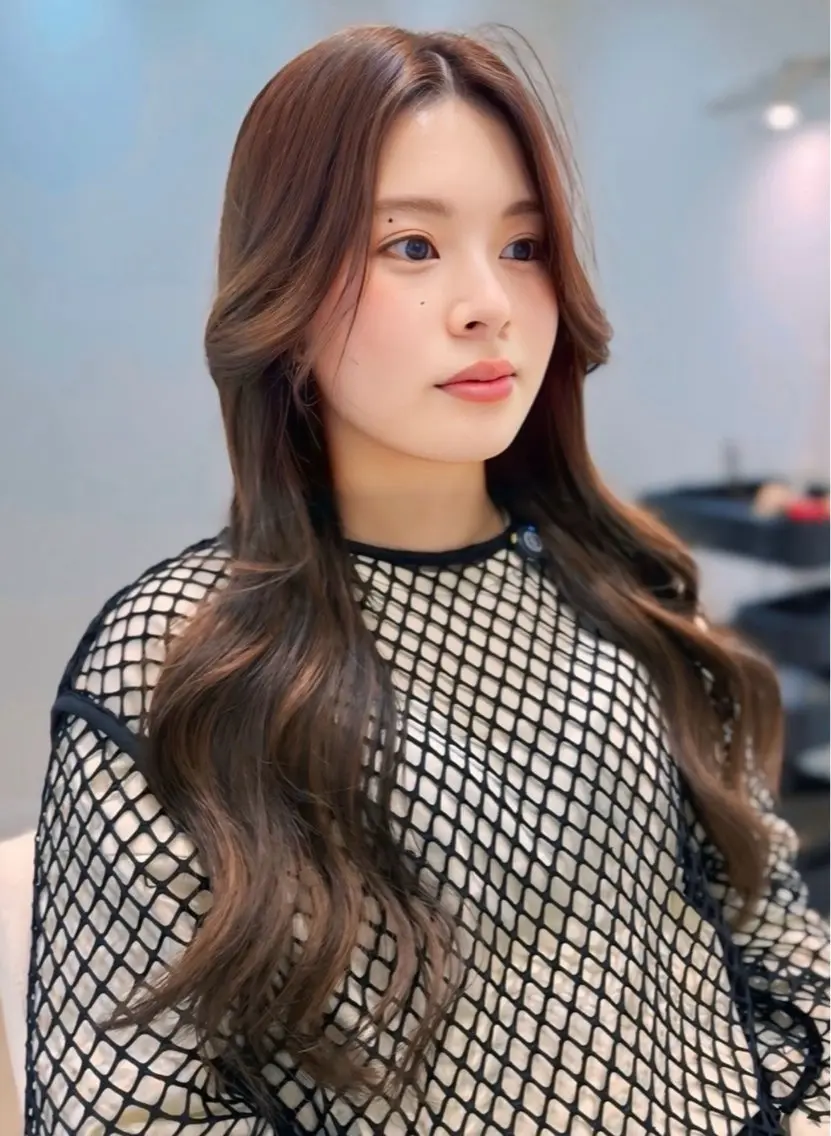 リケアプラス貝塚店 韓国Uチップエクステのヘアスタイル