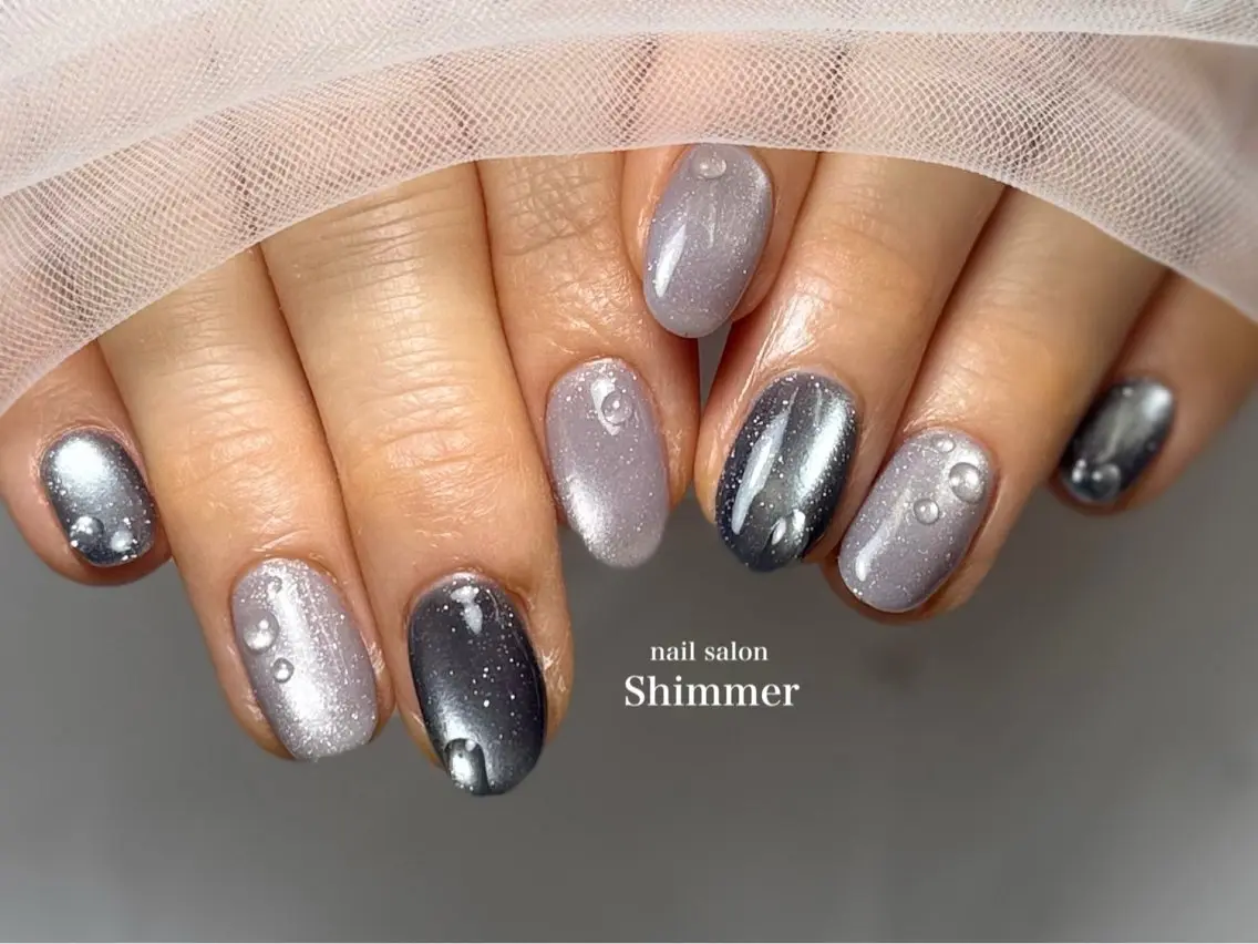 ネイル ハンドネイル Shimmer Risaのネイルデザイン