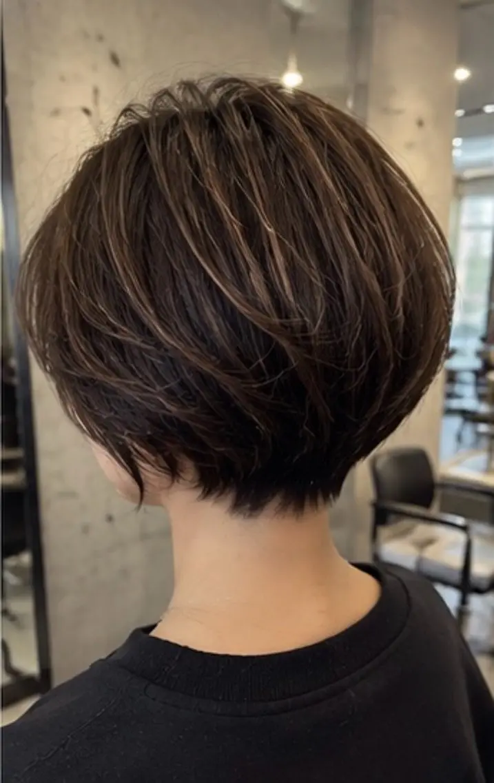 ショート カラー ヘアカラー 【脱白髪染め 白髪ぼかし】関口舜大のヘアスタイル