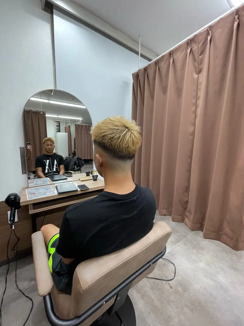 メンズ 登 愛のヘアスタイル