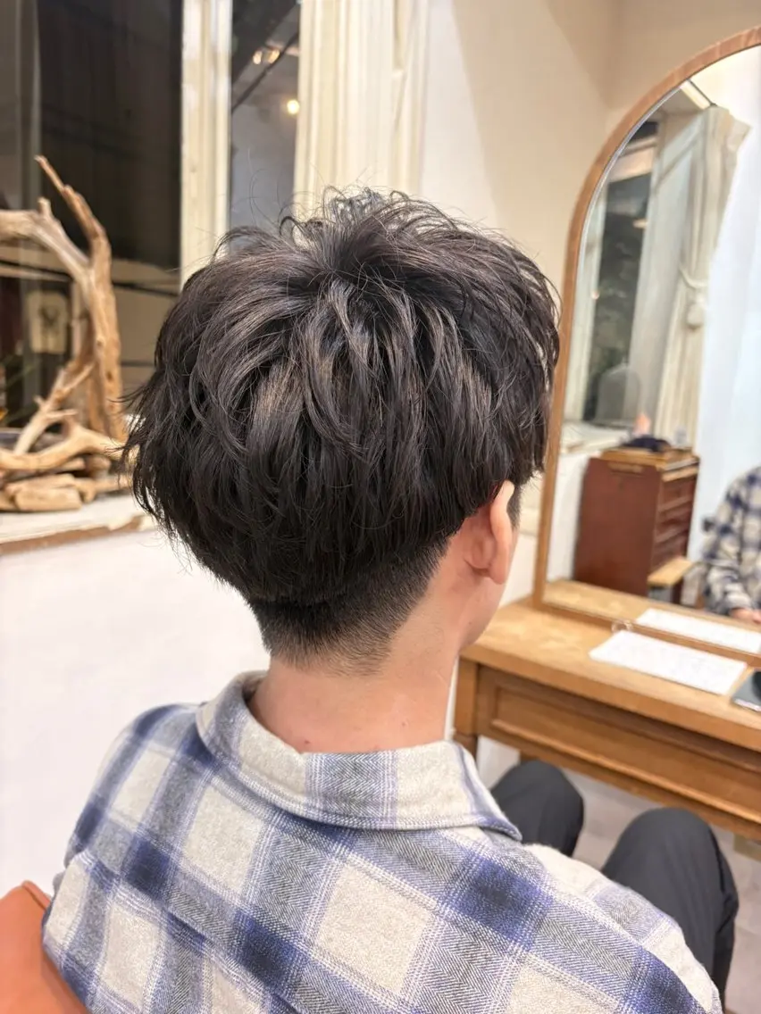 パーマ メンズ メンズパーマ カット パーマ 🌻 miyu🌻のヘアスタイル