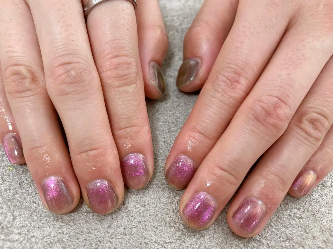ネイル マグネットネイル ハンドネイル mogunail &blowのネイルデザイン