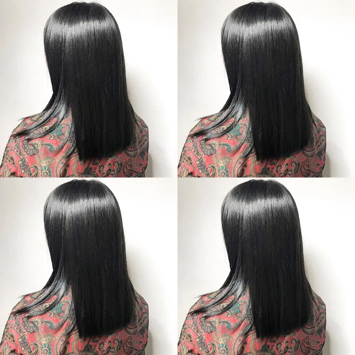 セミロング カラー ヘアアレンジ カット 縮毛矯正 トリートメント TAKUMAブリーチ /切りっぱなし🪽のヘアスタイル