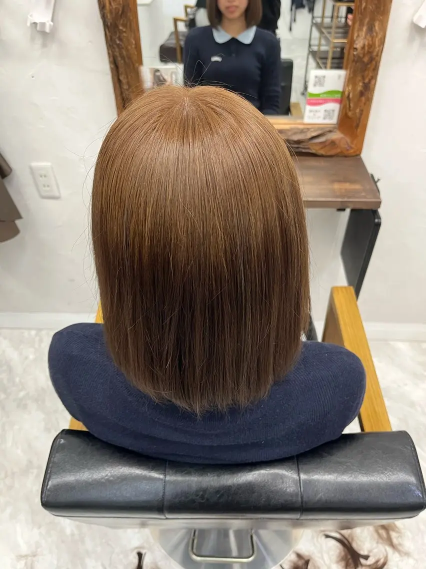 カラー ブラウンカラー ヘーゼル 森元 優衣のヘアスタイル
