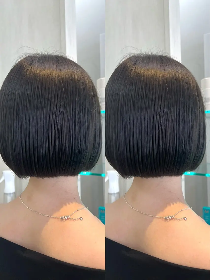 【キレイな切りっぱなし感が欲しい方へ💇🏼♀️】🌷タッセルボブ✖️ケアトリートメント🌷の写真