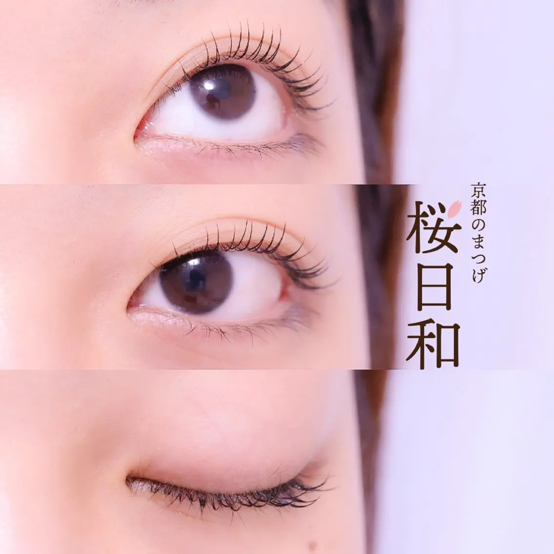 マツエク・マツパ 韓国風マツエク まつげパーマ マツパ 京都のまつげ桜日和 小島美桜のマツエク・マツパデザイン
