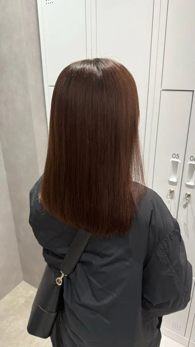 ミディアム カラー ヘアアレンジ カット トリートメント ヘアセット 💎韓国ヘア/ 艶カラー💎souのヘアスタイル