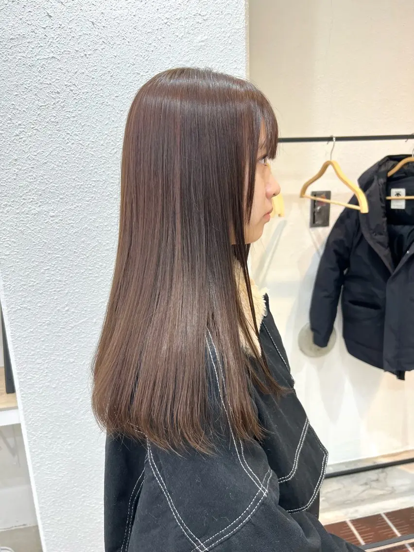 【⭐️平日限定クーポン⭐️】 大人気‼️透明感カラー+クイックトリートメントの写真