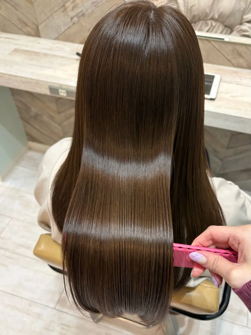 ꒰ྀི ご新規様限定50%𝐎𝐅𝐅 ꒱ カット×カラー×髪質改善サブリミックTr🧴◌𓈒𓐍の写真