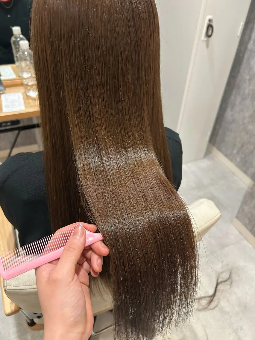 パーソナル髪質改善🫧(一人一人に合わせた薬剤配合✨️)¥16500→¥7700の写真