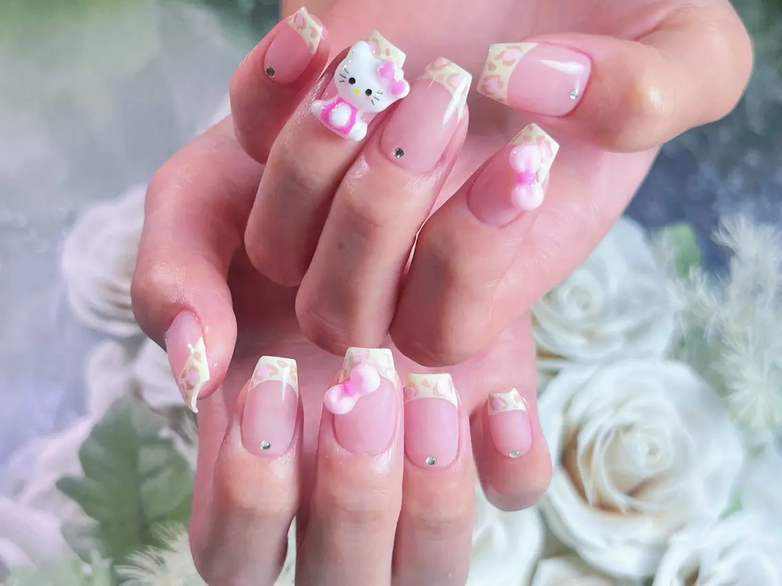 ネイル 韓国ネイル 持ち込み スカルプネイル ワンホンネイル ハンドネイル Painty nailのネイルデザイン