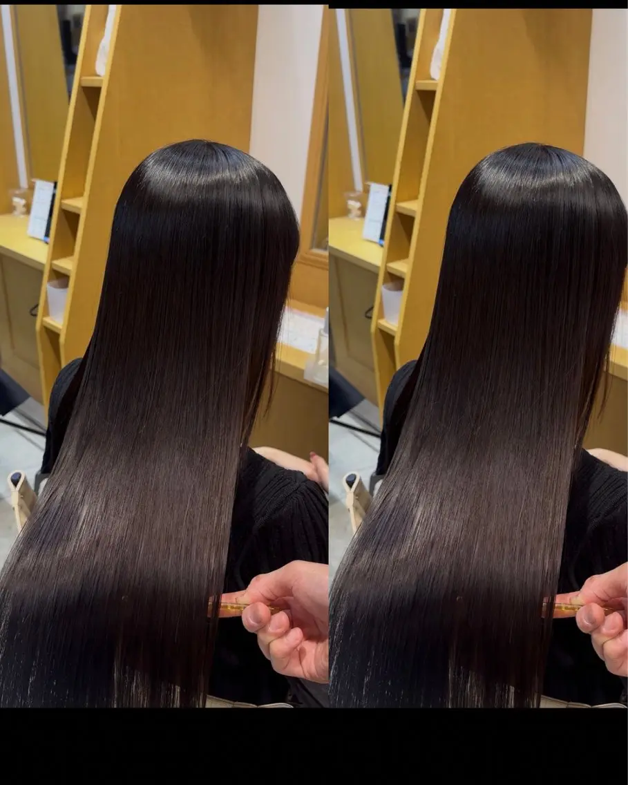 【人気No.1💎3回目まで同価格✨】カット+カラー+髪質改善+スパ5分🌿の写真