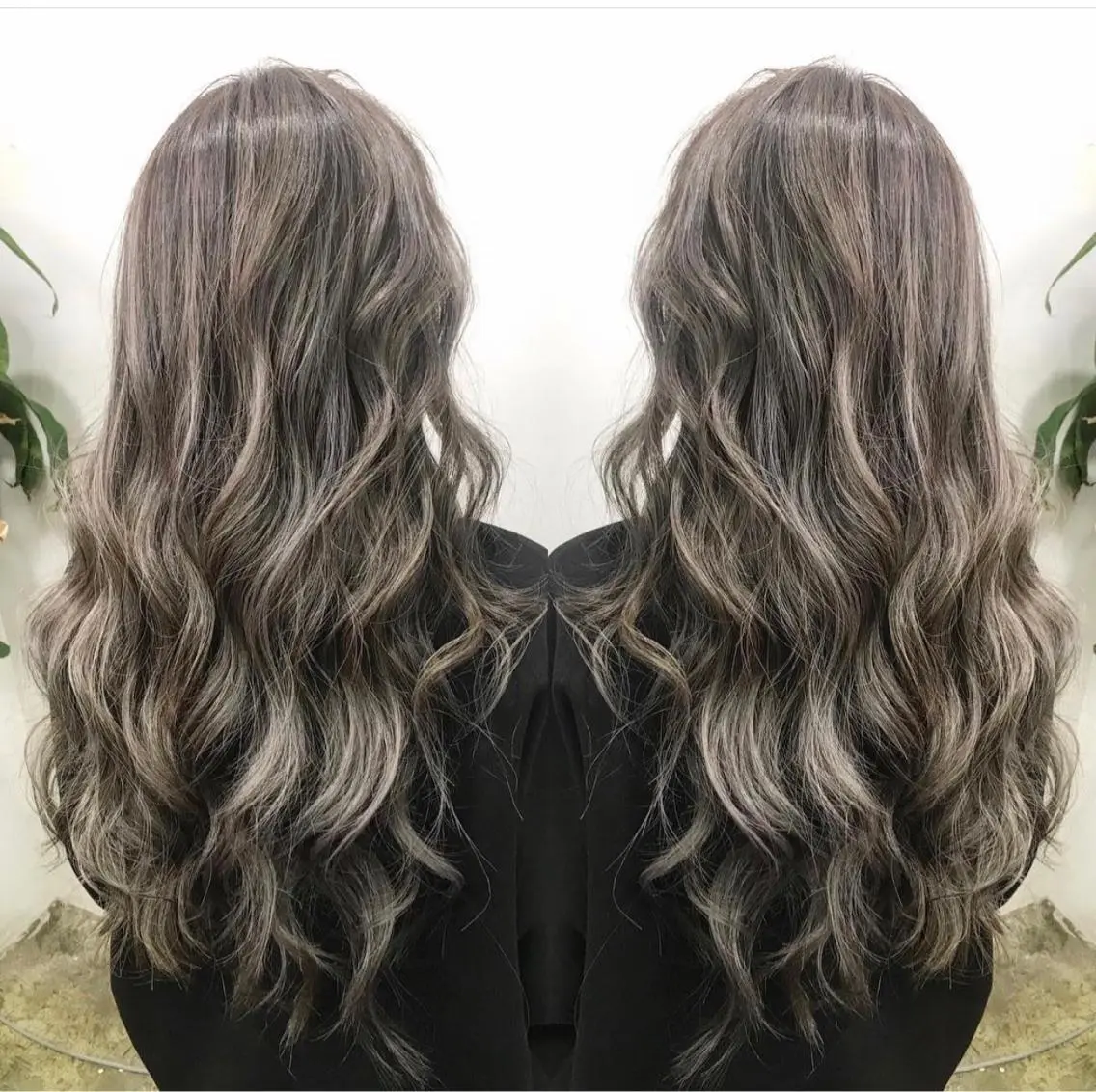 ロング カット エクステ 美魔女 美容師NAOのヘアスタイル
